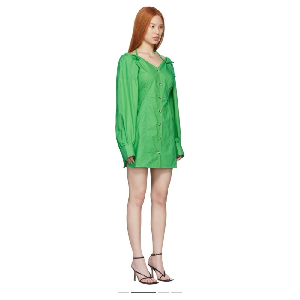 Green Sleeve Dress - Nanushka